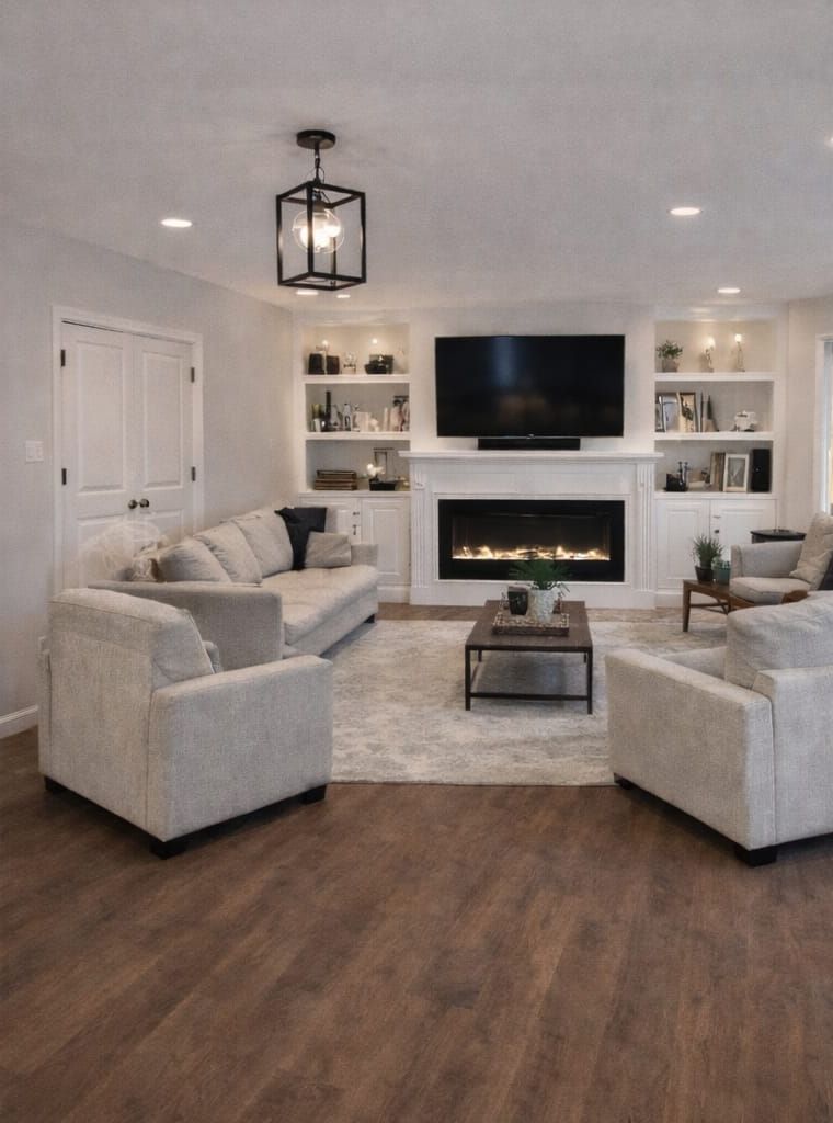 custom-fireplace-mantel-built-in-shelves-oakville